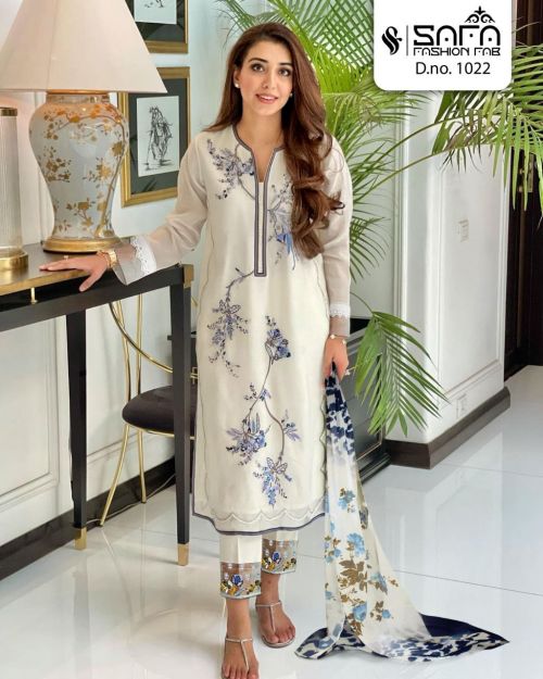 Safa Fashion 1022 Pakistani Salwar Suit Catalog